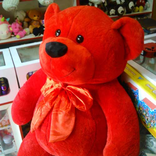 عروسک خرس شاسخین بزرگ قرمز